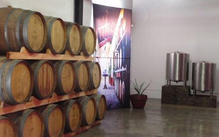 Tequila barrels Doña Engracia Ensenada